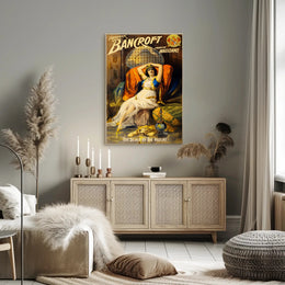 Vintage Theatrical Poster with Exotic Oriental Mystique
