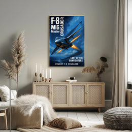 Vought F-8 Crusader Last of the Gunfighters Poster PosterGoat