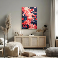 Swirling Abstract Waves Abstract Poster
