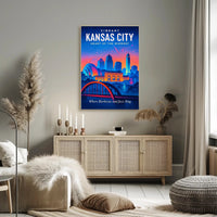 Vibrant Kansas City Poster