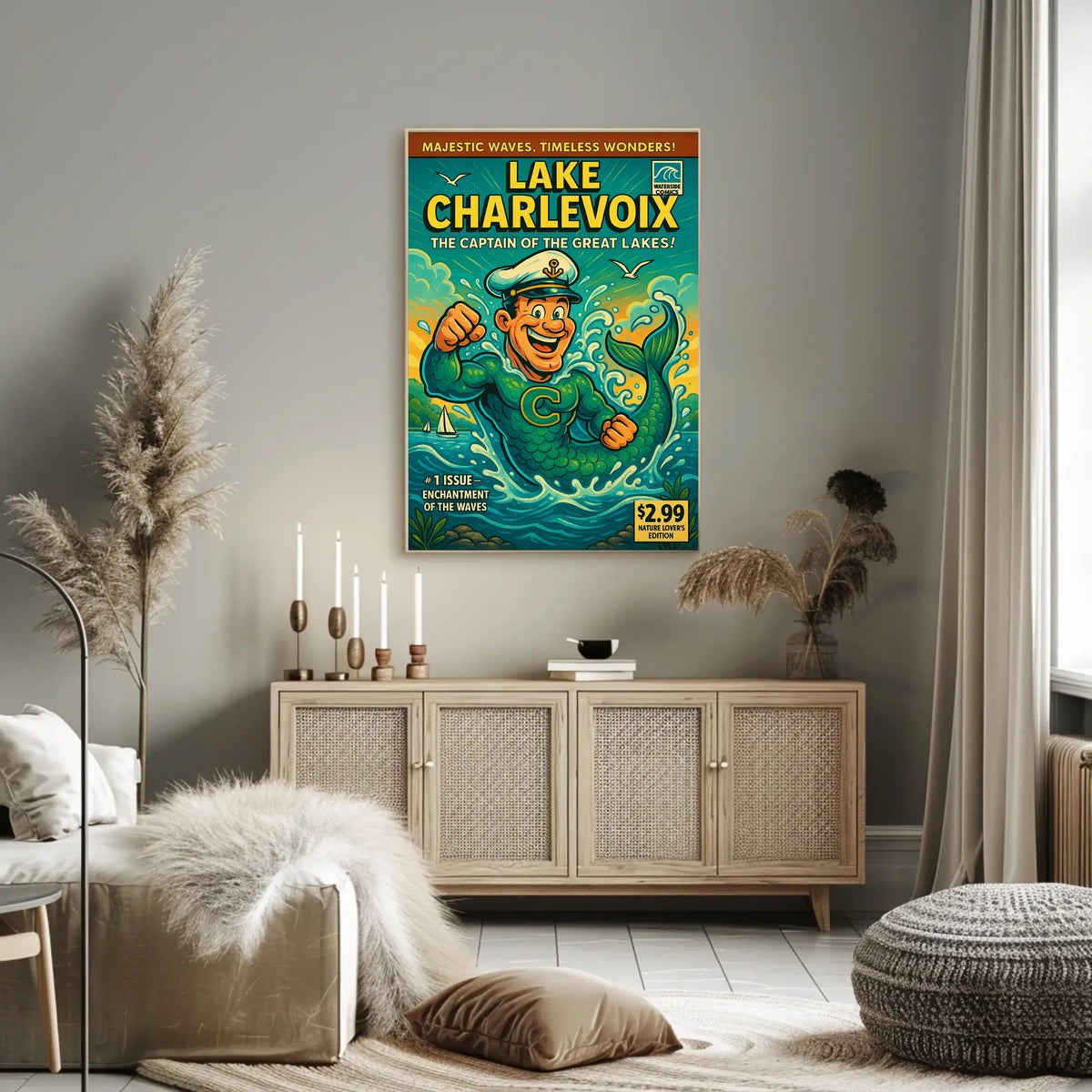 Lake Charlevoix The Captain Of The Poster