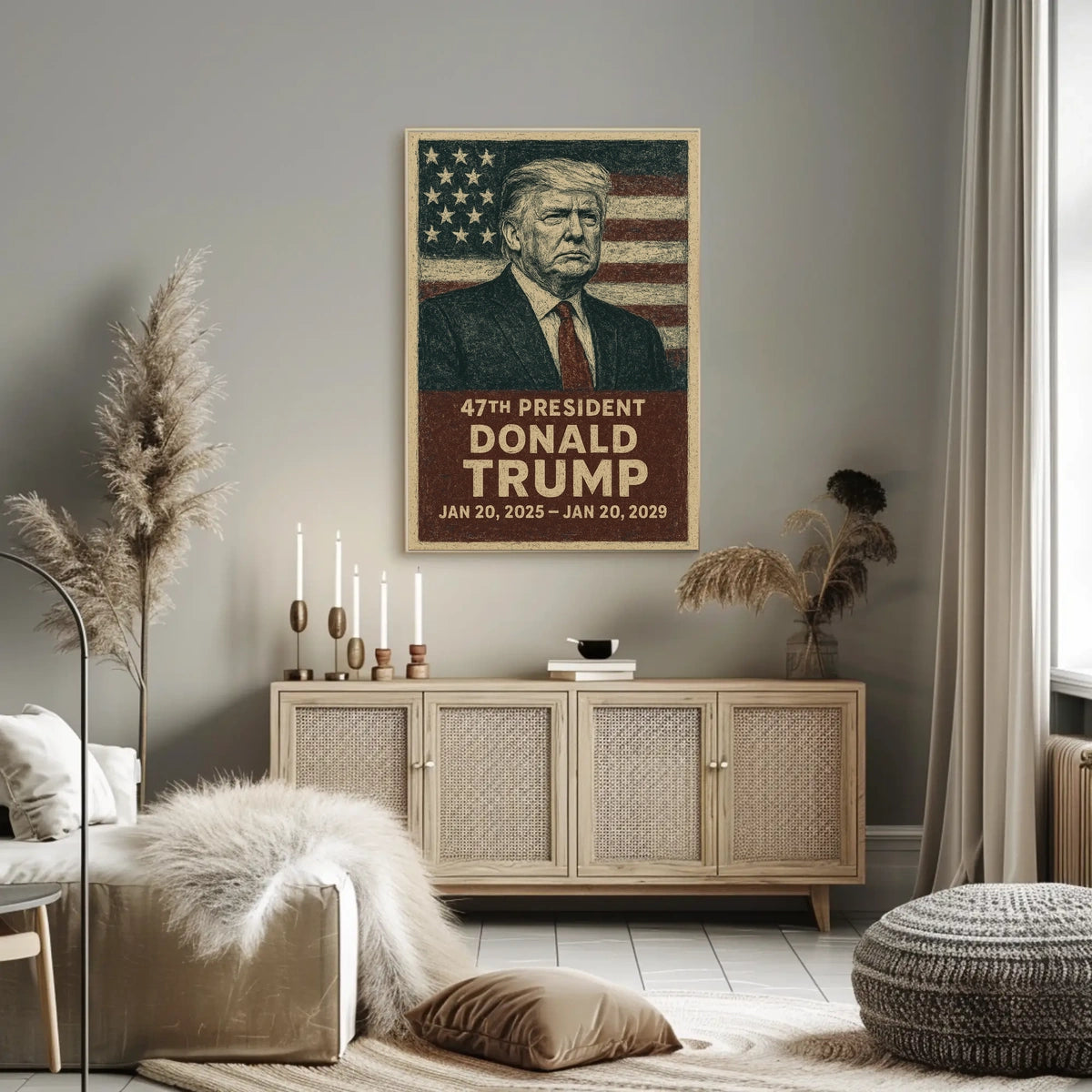 Donald Trump 47th President Poster