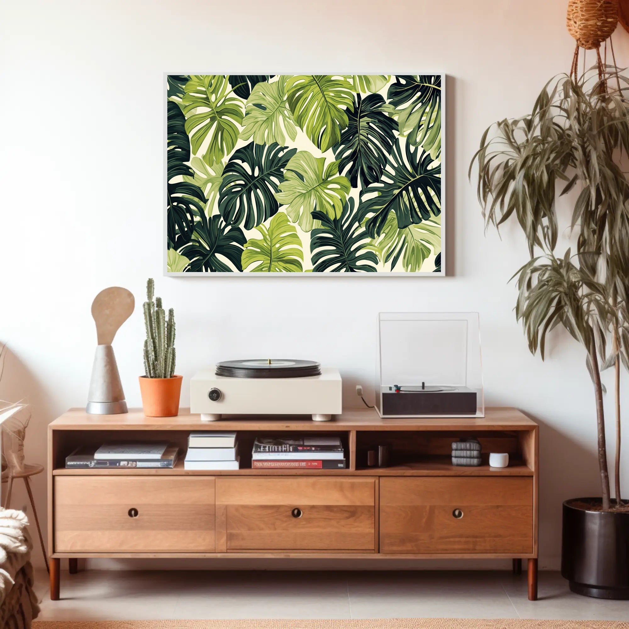 Tropical Foliage Delight Poster