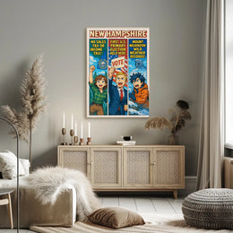New Hampshire Highlights Poster PosterGoat