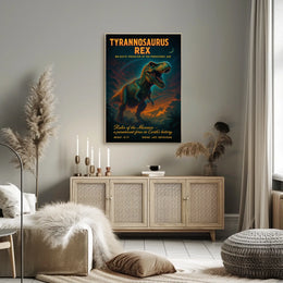Tyrannosaurus Rex Majestic Predator Poster