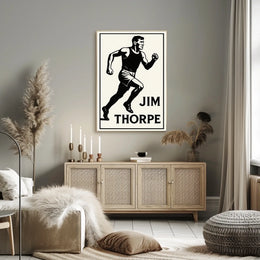 Jim Thorpe Athletic Icon Poster