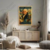 John Adams Historic Patriotic Art Historical or Presidential Poster