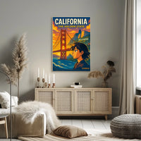 California The Golden State Poster