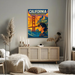 California The Golden State Poster