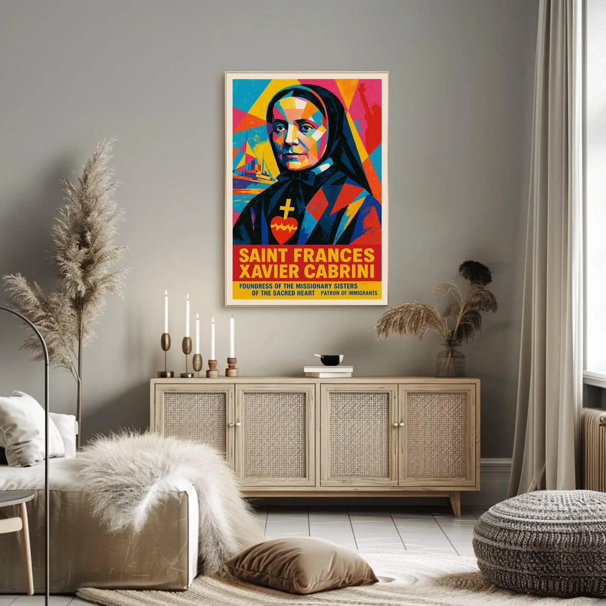 Saint Frances Xavier Cabrini Poster