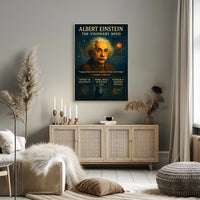 Albert Einstein Inspirational Physics Quote Poster Print