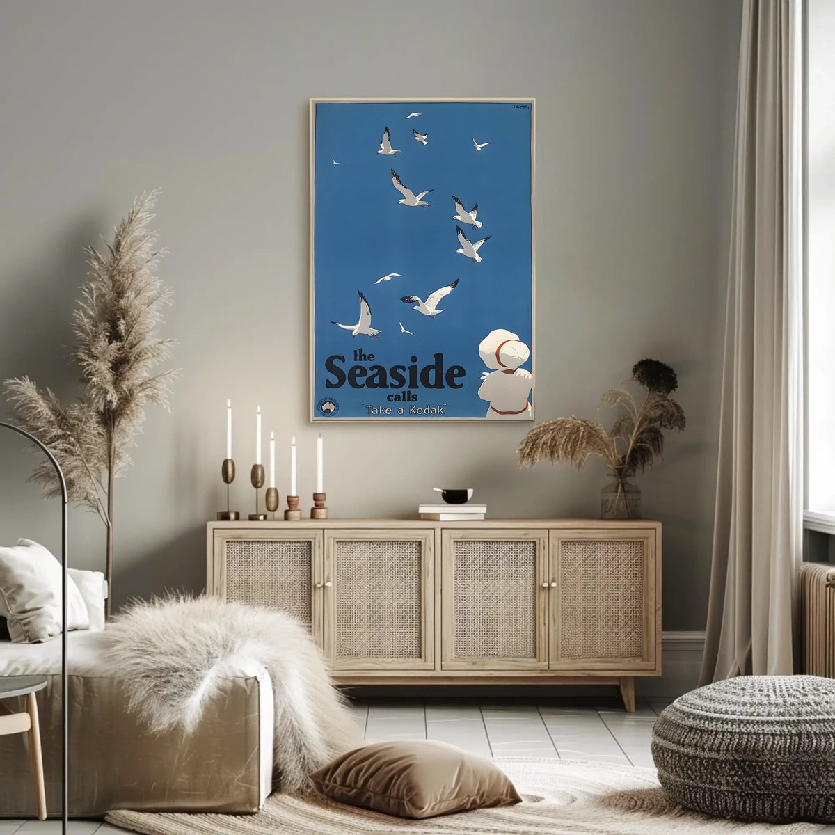 The Seaside Calls Poster