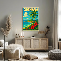 Grenada Tropical Paradise Poster