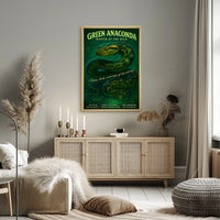 Master Of The Wild Green Anaconda Poster