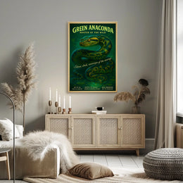 Master Of The Wild Green Anaconda Poster