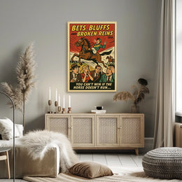 Bets, Bluffs, and Broken Reins Poster