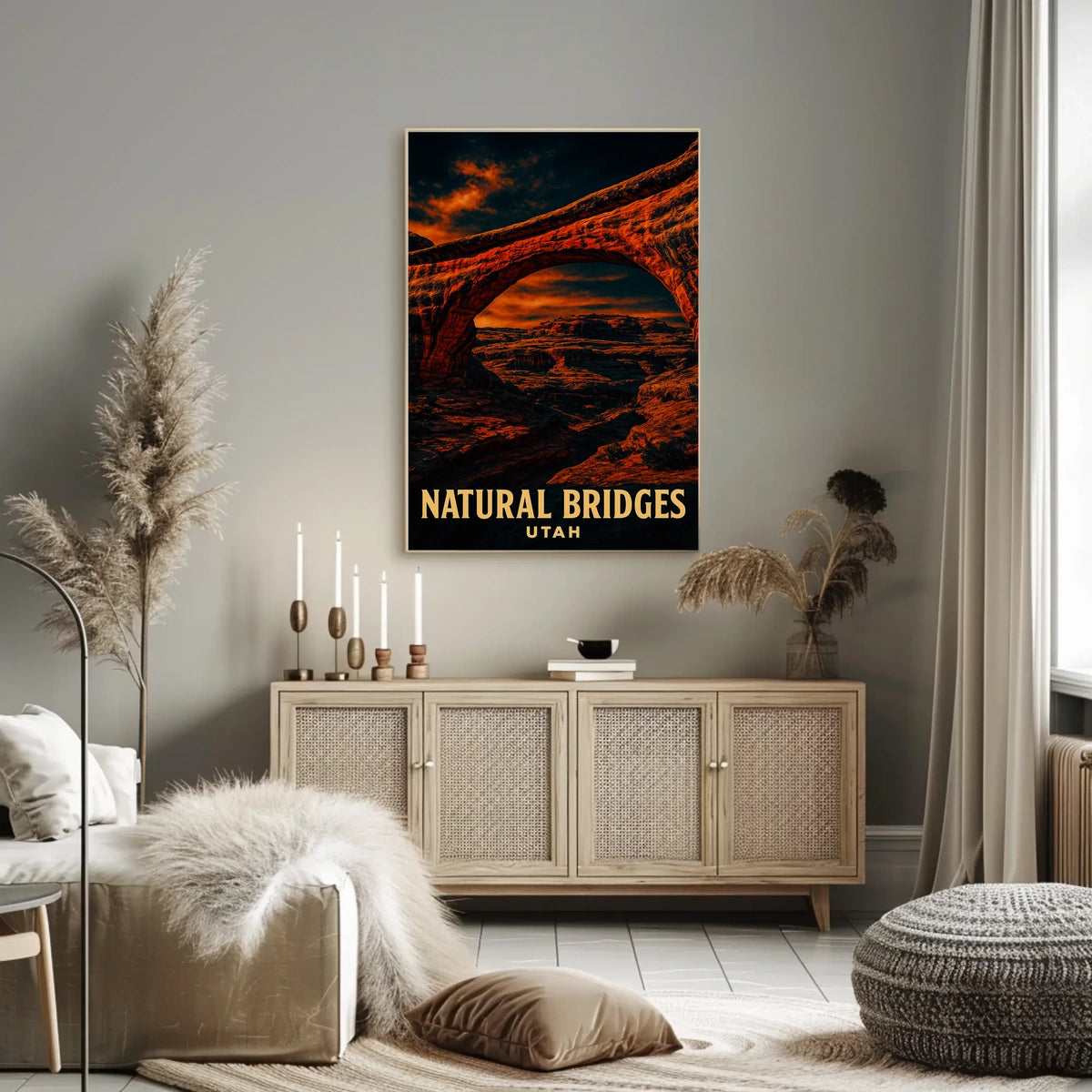 Natural Bridges of Utah Poster