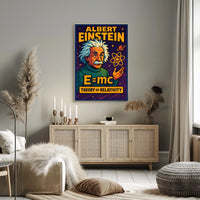 Albert Einstein Theory Of Relativity Poster