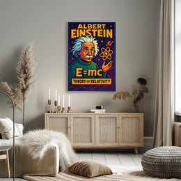Albert Einstein Theory Of Relativity Poster