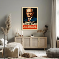 Dwight Eisenhower 34th President Poster