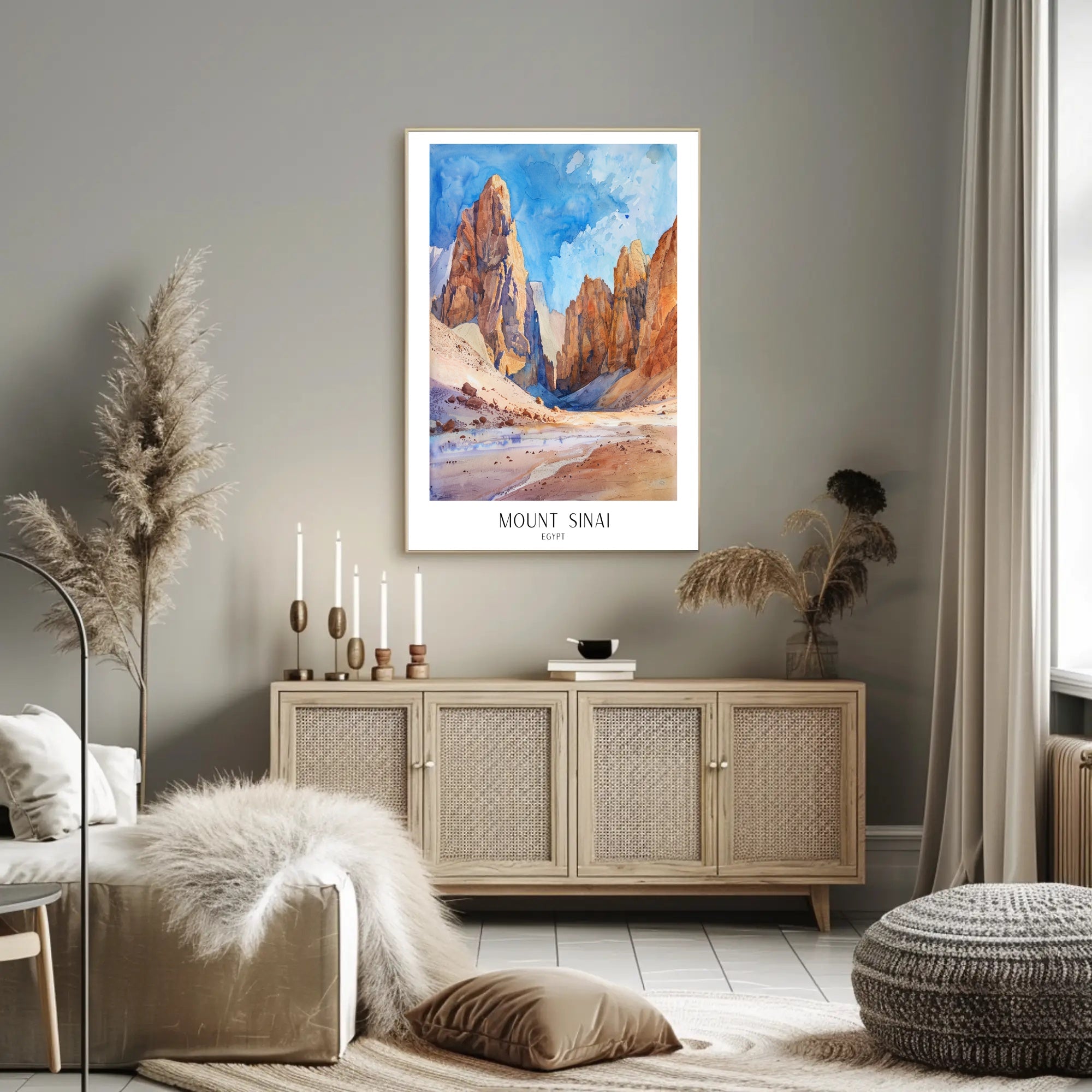 Mount Sinai Poster PosterGoat