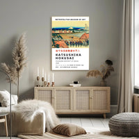 Katsushika Hokusai Pleasure District at Senju Poster