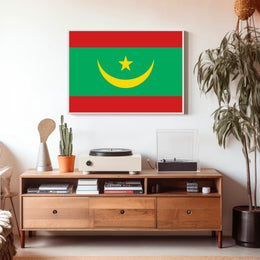 Mauritania Flag Poster