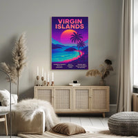 Virgin Islands Caribbean Paradise Poster
