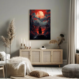 Samurai Under The Blood Moon Poster