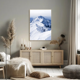 Majestic Winter Peaks Poster