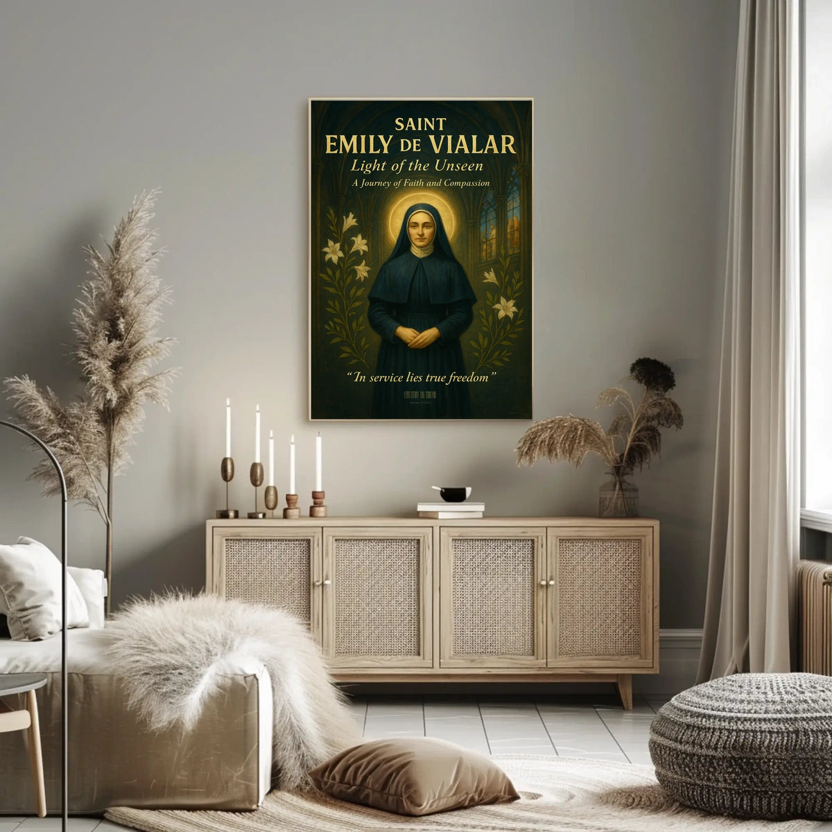 Saint Emily de Vialar Light of the Unseen Poster