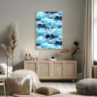 Majestic Mountain Clouds Wall Art Print