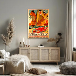 Coppa Acerbo Automobile Race Poster