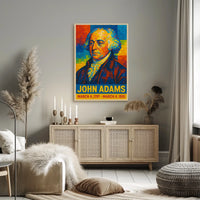 John Adams 2nd President Poster