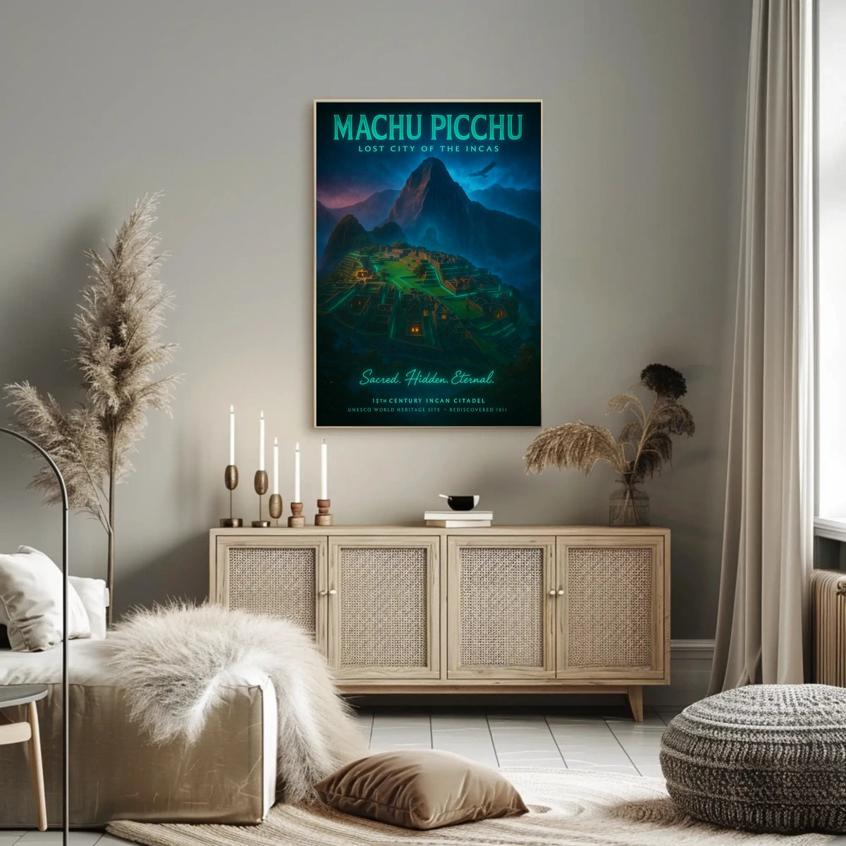 Machu Picchu Lost City of the Incas Poster