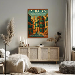 Al Balad The Colorful Old City Of Poster