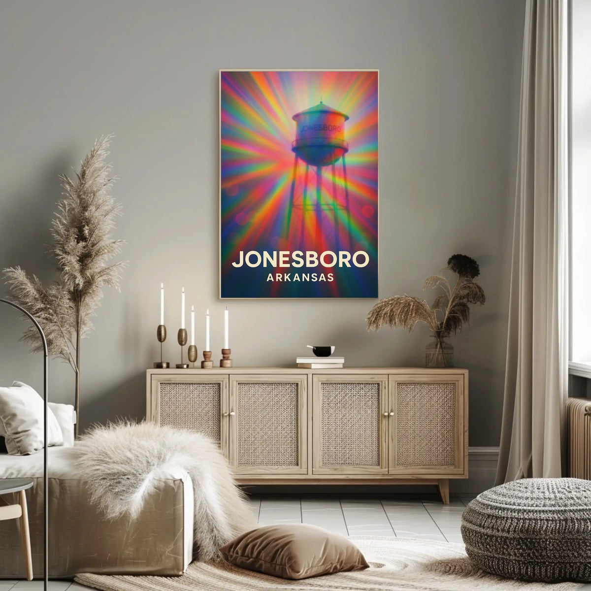 Jonesboro Arkansas Travel Photography Realism Poster