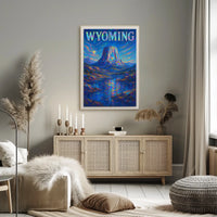 Wyoming Landscape Poster