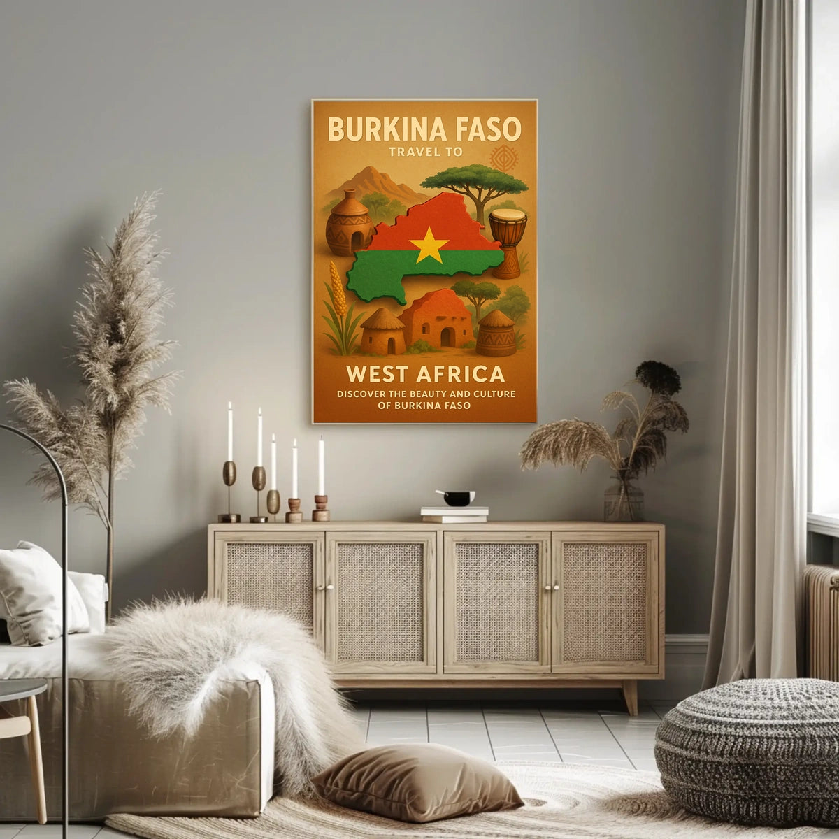 Discover Burkina Faso Poster