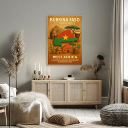 Discover Burkina Faso Poster