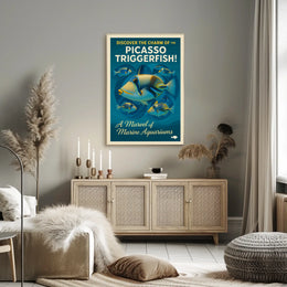 Discover the Charm of the Picasso Triggerfish Poster