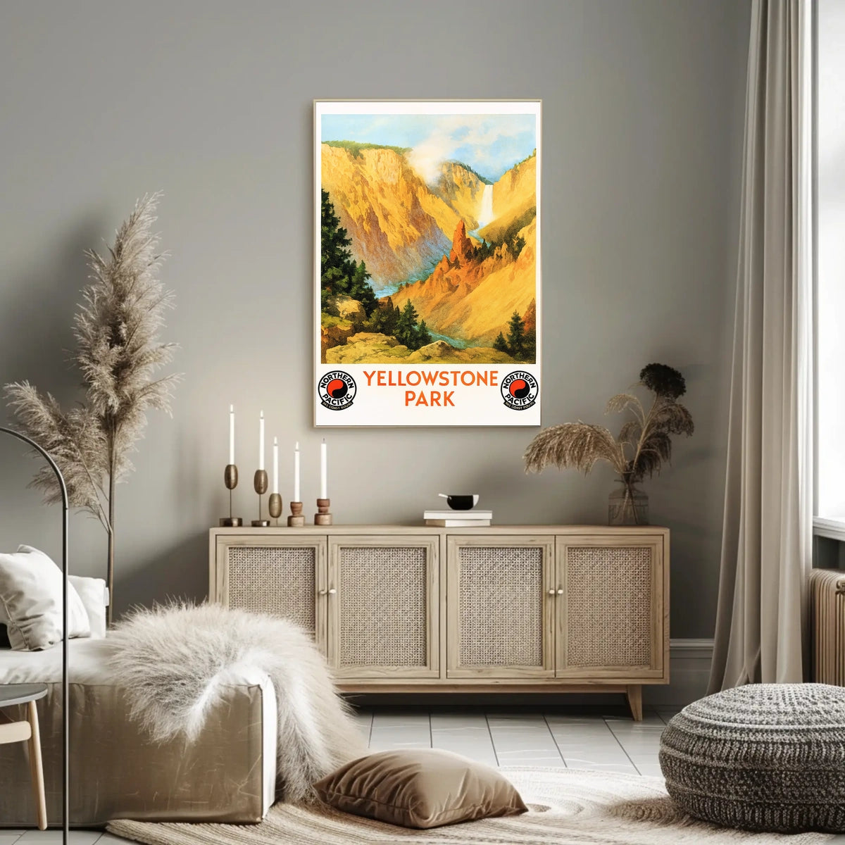 Yellowstone Park Northern Pacific Poster