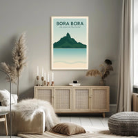 Bora Bora Vintage Travel Poster Masterpiece PosterGoat