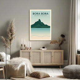 Bora Bora Vintage Travel Poster Masterpiece PosterGoat