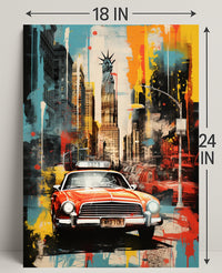 Urban Vibes A Colorful Journey Poster