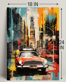 Urban Vibes A Colorful Journey Poster
