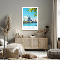 Cologne Travel Poster