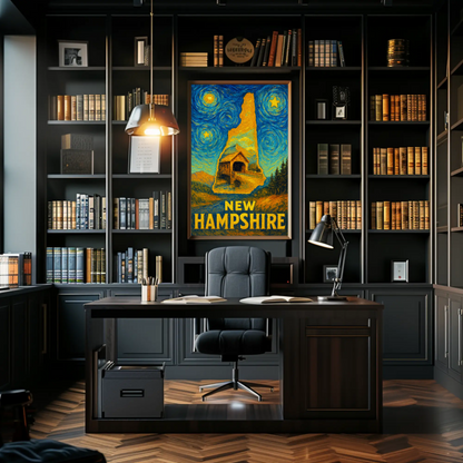 New Jersey Starry Night Poster