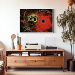 Cosmic Creature in Space Artistry Abstract or Artistic Poster