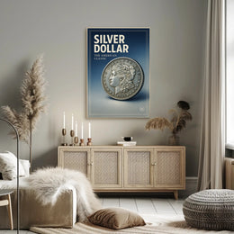 Silver Dollar The American Classic Poster PosterGoat